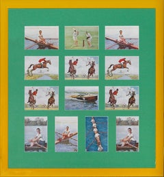Used Suite Of 13 Sporting Cigarette Cards
