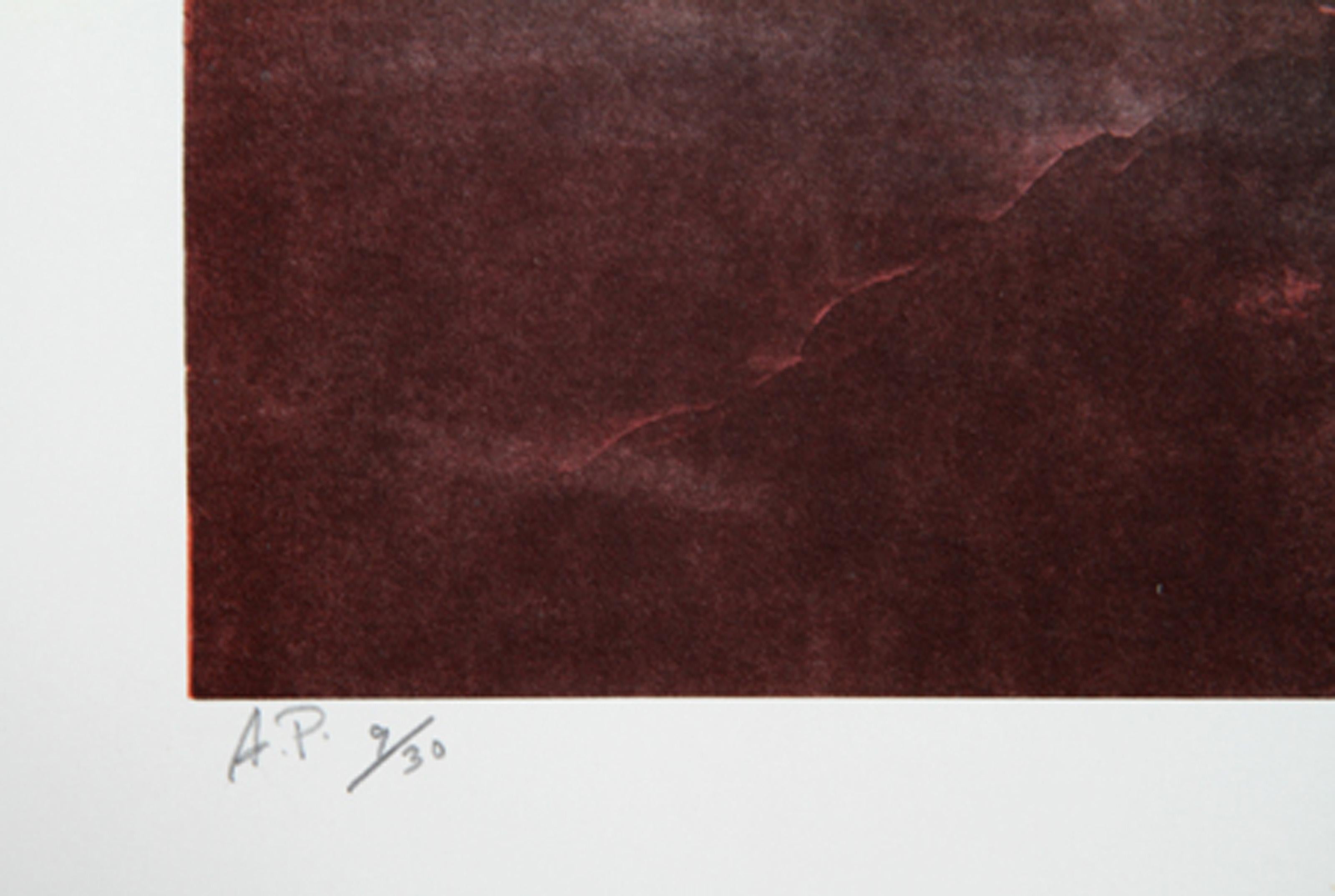 Sunset, Modern Lithograph by Lloyd Lozes Goff - Print by Unknown