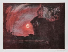 Sunset, Modern Lithograph by Lloyd Lozes Goff
