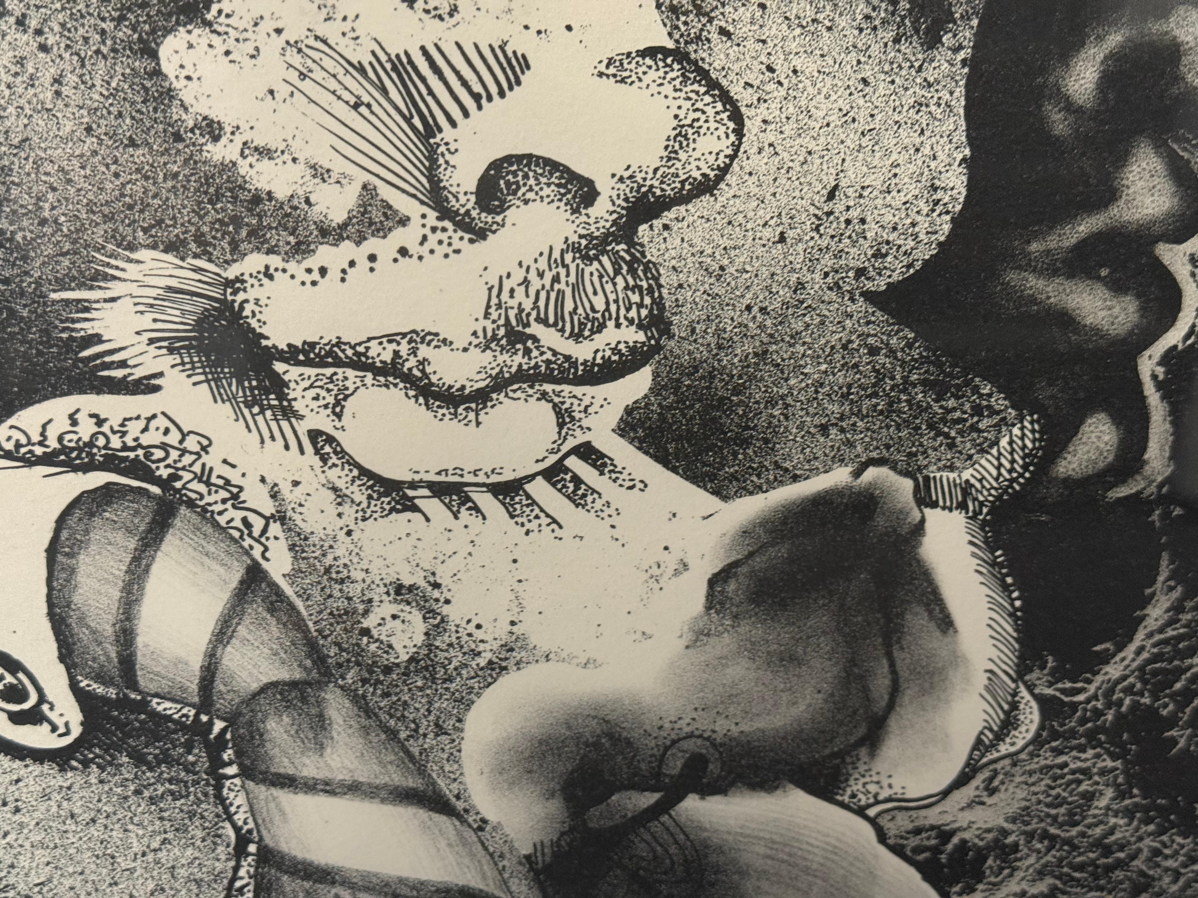 Surrealist Profiles - Artist Proof Lithograph For Sale 3