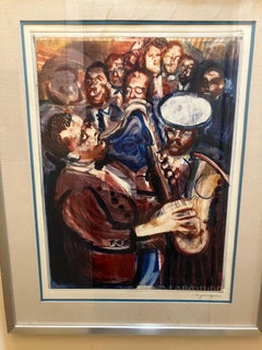 Susan Dysinger New Orleans Jazz Monoprint