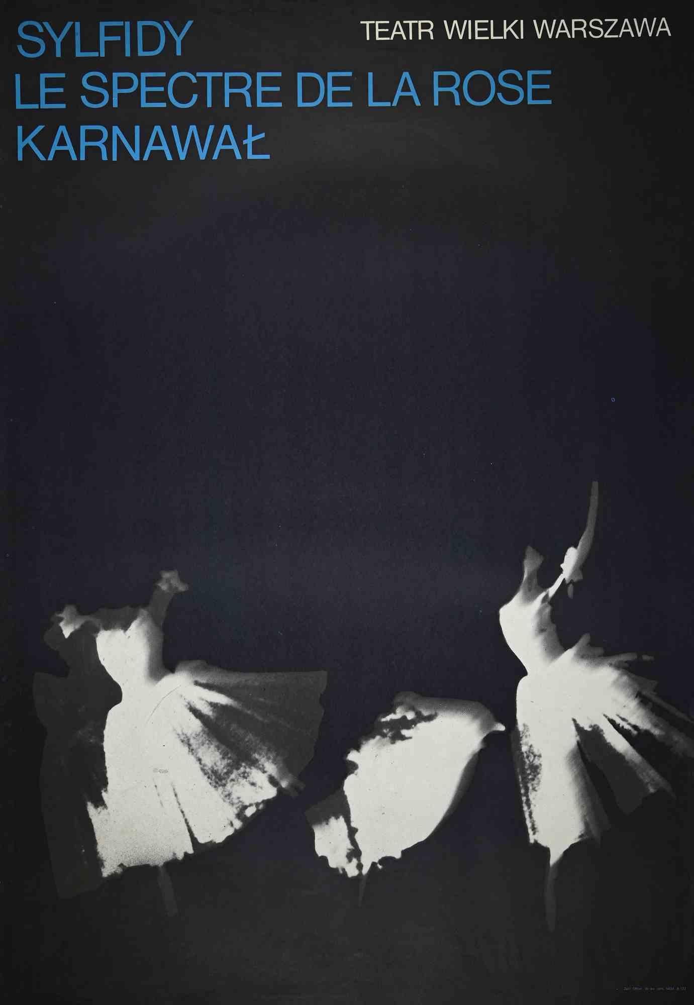Sylfidy - Le Spectre De La Rose - Karnawal - Poster d'epoca - 1974