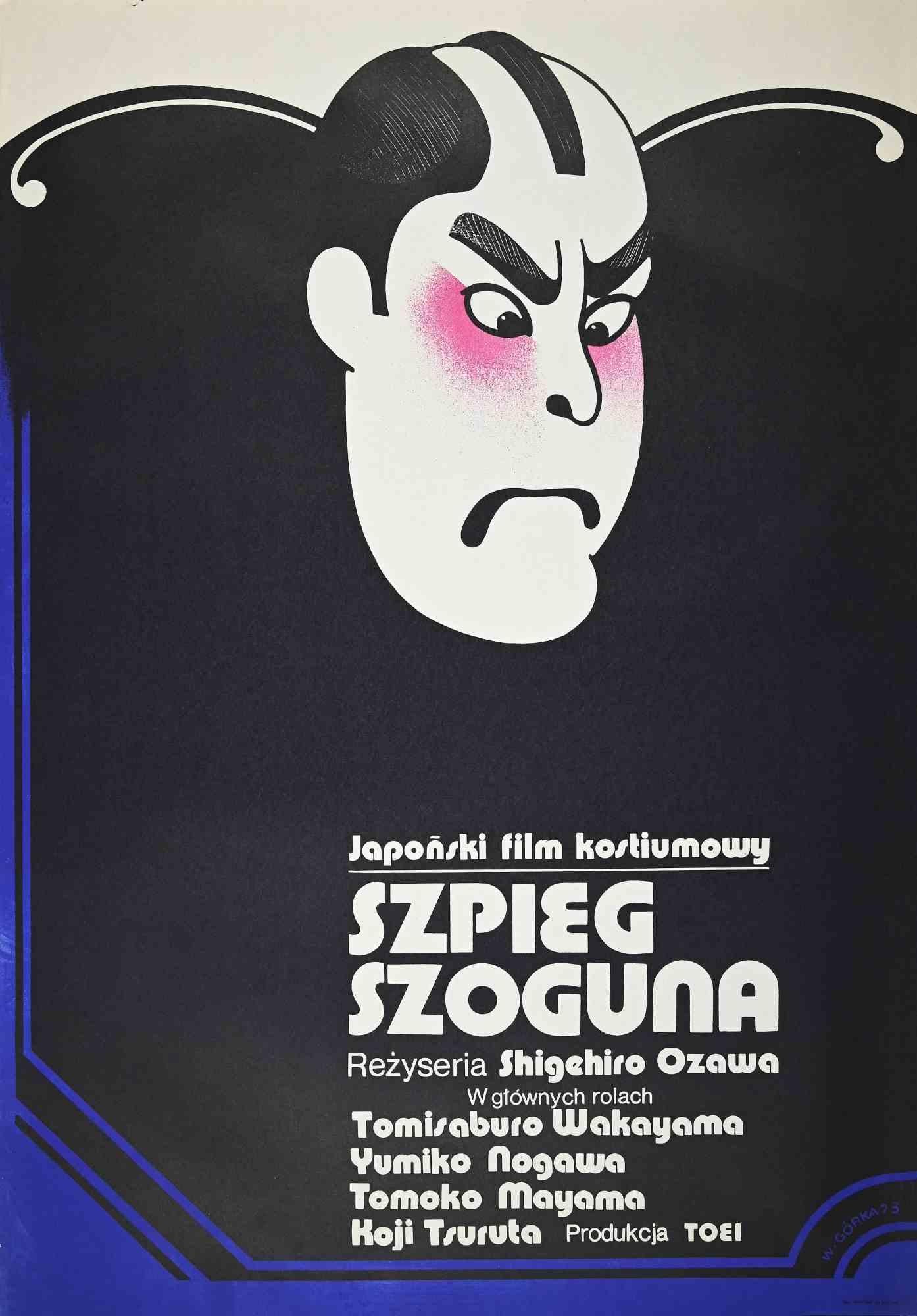 Unknown Figurative Print - Szpieg Szoguna - Vintage Offset Print - 1973