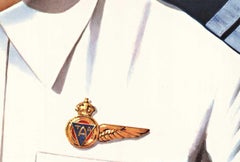 Poster di viaggio originale d'epoca della TAA Trans-Australia Airlines