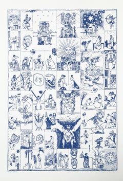 Tarots, Modern Screenprint by Biagio Civale