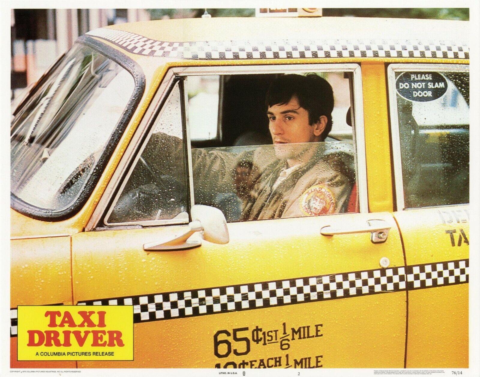 Figurative Print Unknown - Taxi Driver 1976 Robert The Niro Large Vintage Cinema Lobby Card 2 