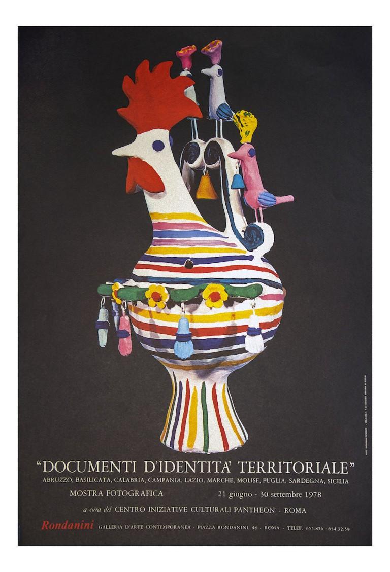 Unknown Figurative Print - Territorial Identity Documents Poster - Offset Print - 1978