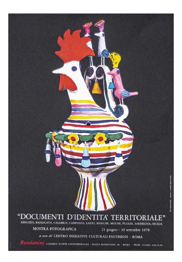 Unknown Abstract Print - Territorial Identity Documents Poster - Original Offset Print - 1978