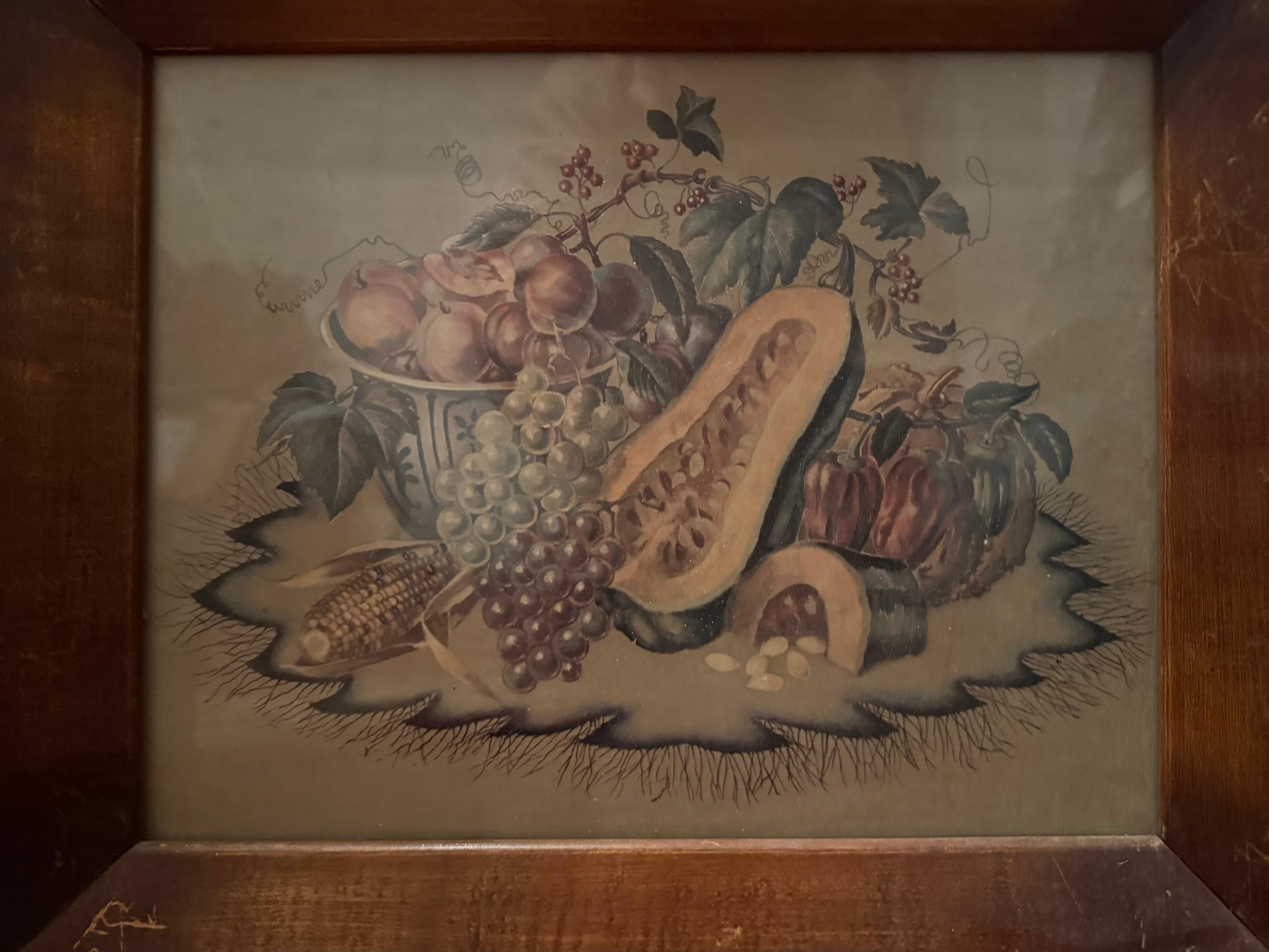 Thanksgiving Farmers Pride - Folk Art Print by Unknown