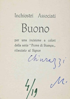 Le chef - Gravure - Milieu du XXe siècle