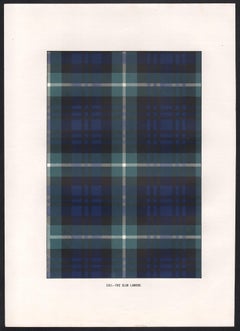 The Clan Lamond, Tartan, Scottish Scotland art design lithograph print