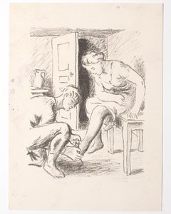 The Courtesy - Original Lithograph - Mid-20th Century