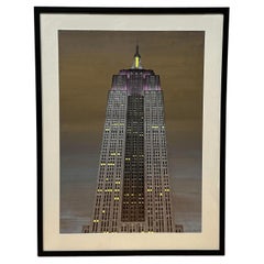 The Empire State Building Lithograph by M. Farnham