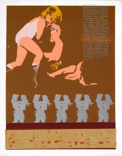 The Fabulous Moolah, World Champion Female Wrestler Figurative Screen Print