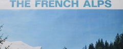 The French Alps - To See France, Go by Train original vintage travel poster