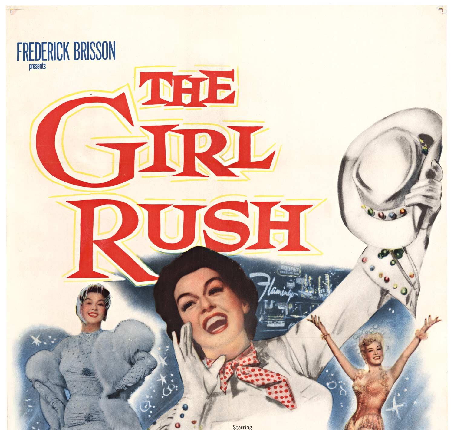 The Girl Rush, original 1955 vintage movie poster. - Print by Unknown