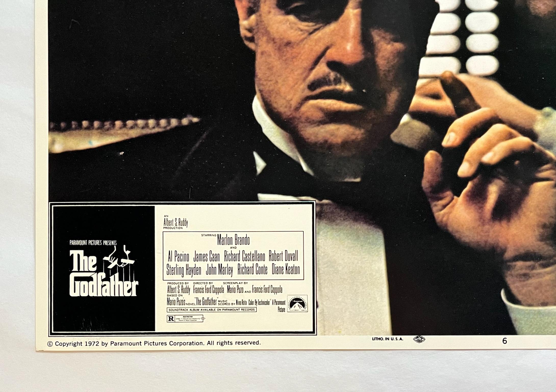 The Godfather - Carte de visite originale de 1972 n° 6 en vente 1