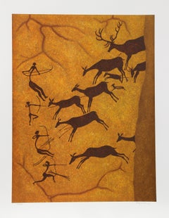 La mano del hombre 1, serigrafía de arte popular de Douglas Mazonowicz