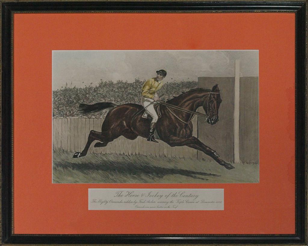 "The Horse & Jockey Of The Century" - Print by Unknown