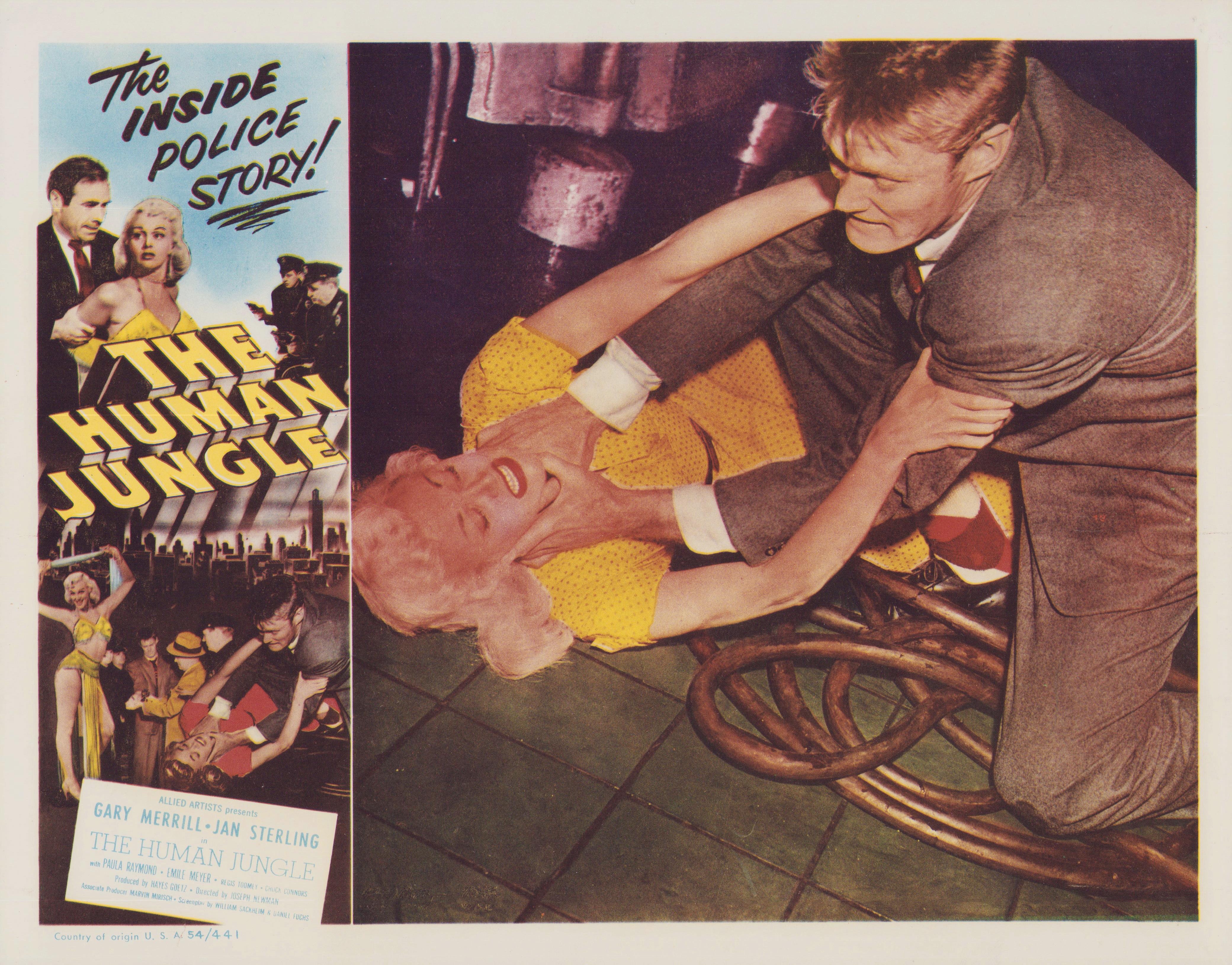 "The Human Jungle", Lobby Card, USA 1954