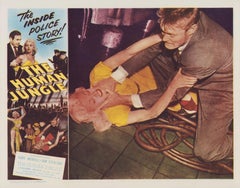 Vintage "The Human Jungle", Lobby Card, USA 1954