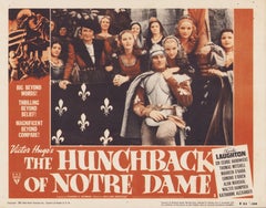 "El jorobado de Notre Dame", tarjeta de vestíbulo, EE.UU. 1939