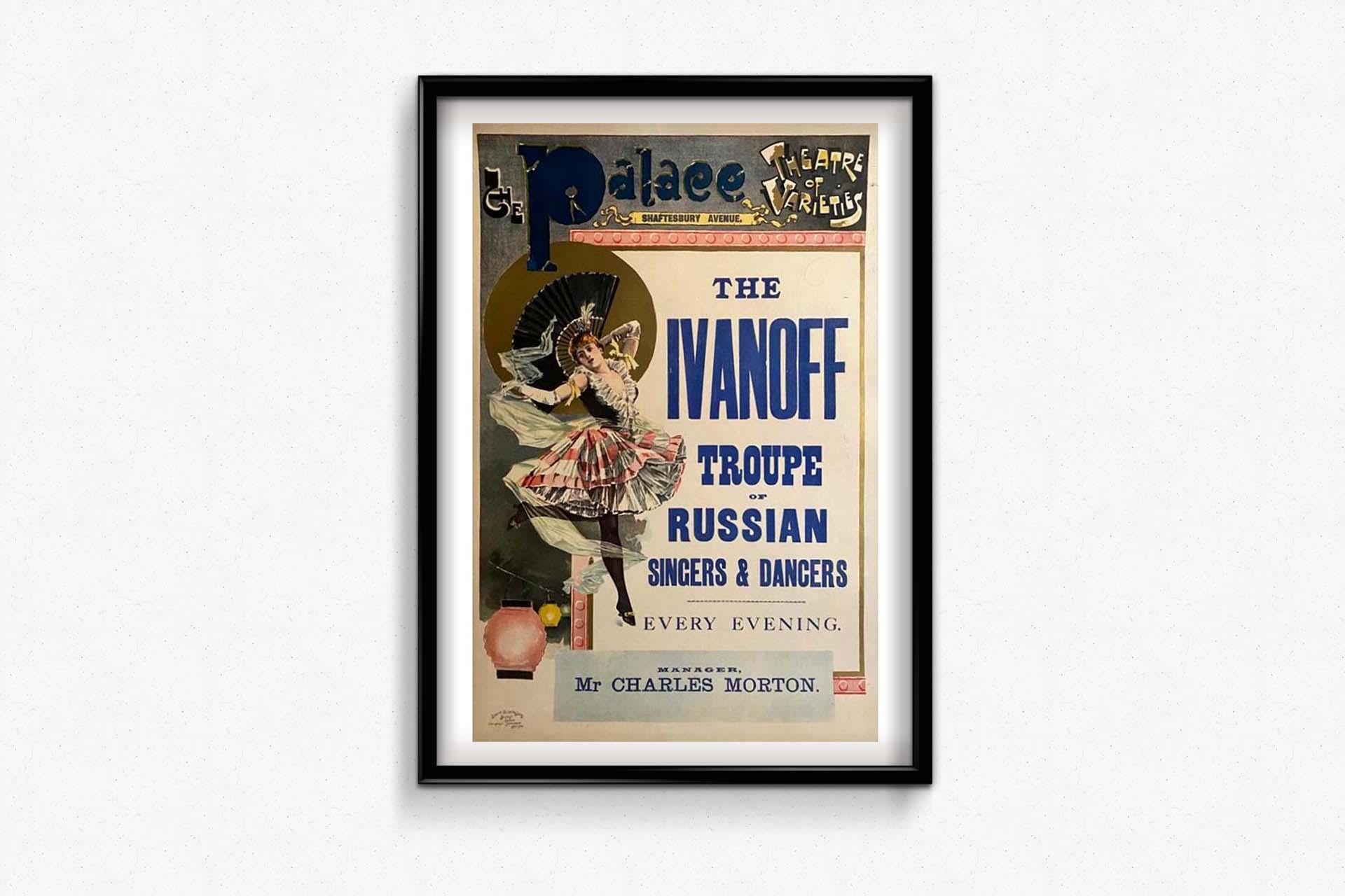 Crafted around the turn of the 20th century, the original poster advertising 