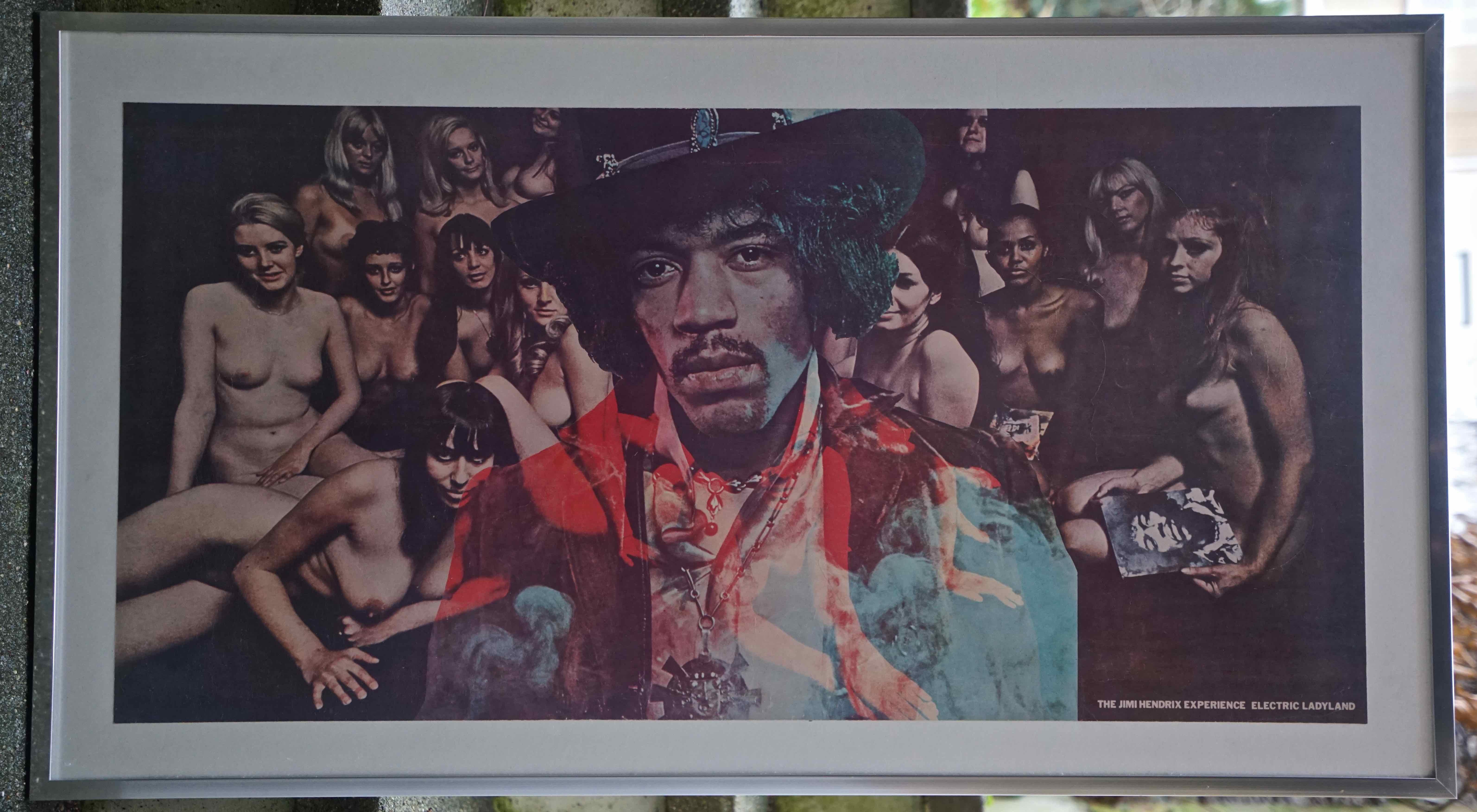 THE JIMI HENDRIX EXPERIENCE - ELECTRIC LADYLAND - ART WORK FOR - BANNED LP COVER - Art by Unknown