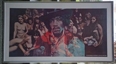 THE JIMI HENDRIX EXPERIENCE - ELECTRIC LADYLAND - ART WORK FOR - BANNED LP COVER