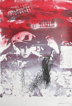 The Kaddish, Conceptual Screenprint Monoprint by Unknown Artist