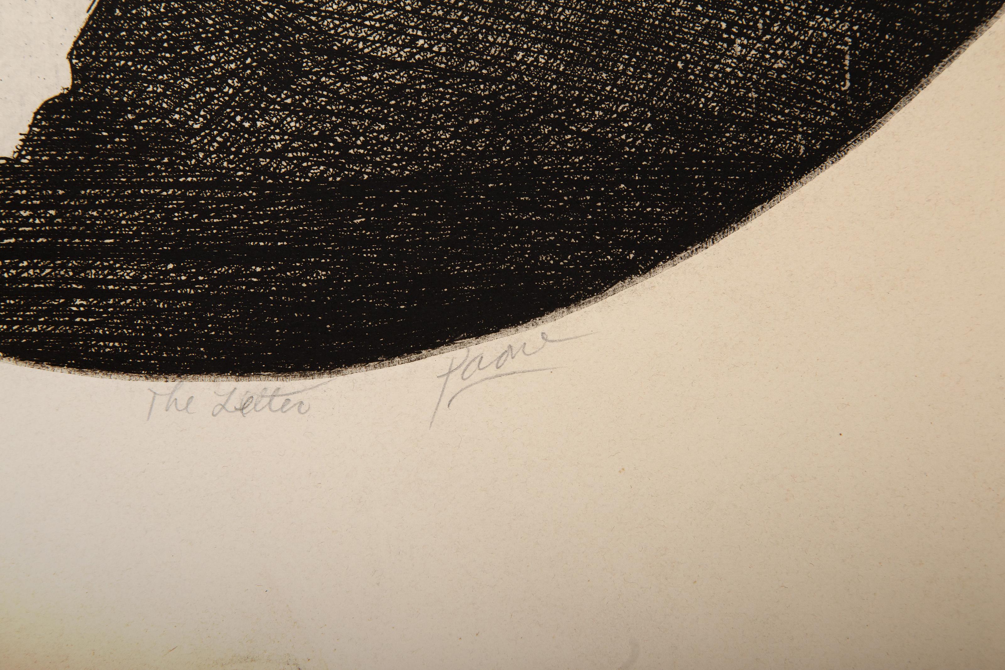 The Letter, Surrealist Etching by Peter Paone For Sale 3