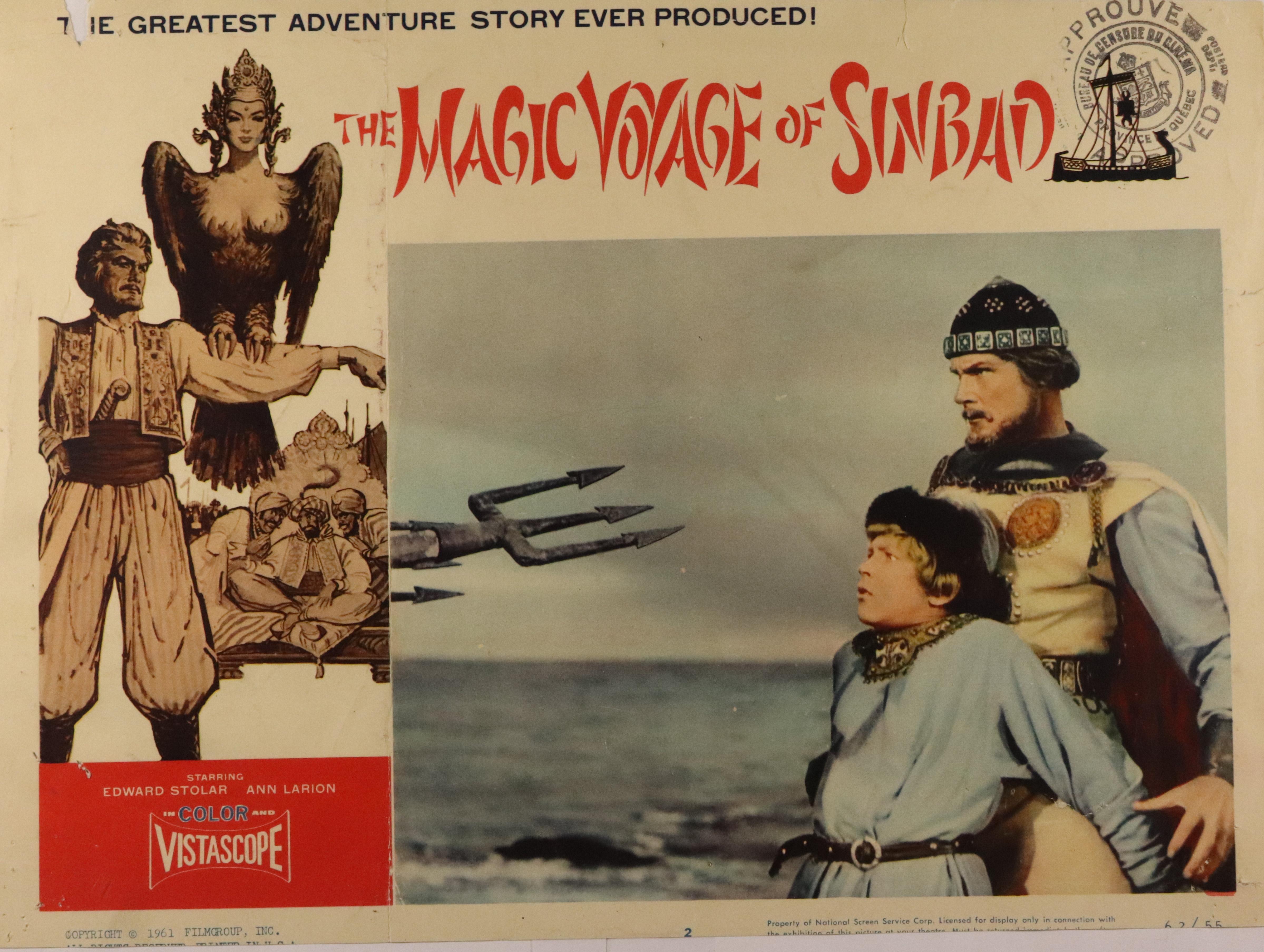 Unknown Interior Print - "The Magic Voyage of Sinbad", Lobby Card, USA 1961