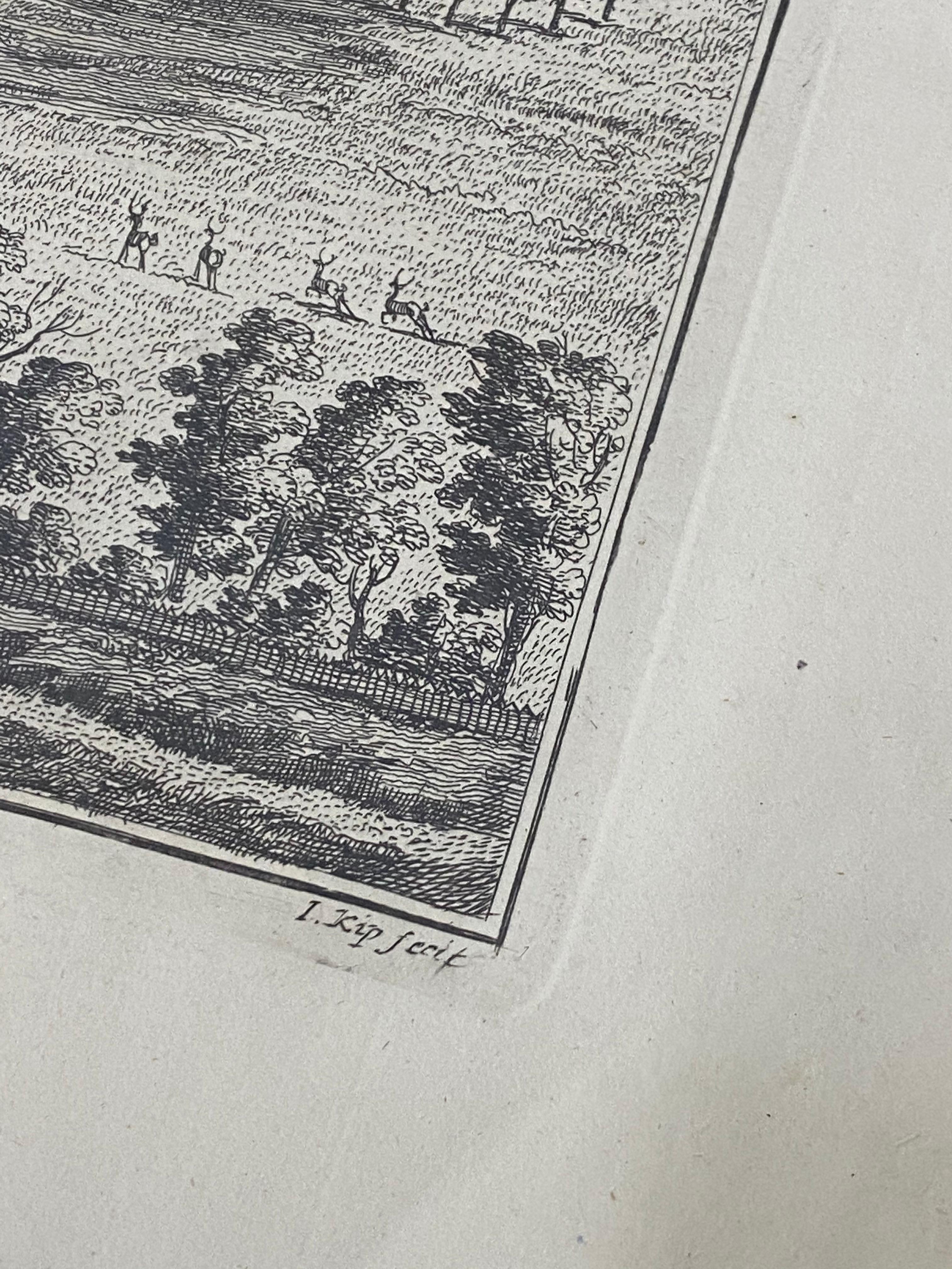 The Mote, uno dei seggi di Ye Right Honorable the Lord Romney Acquaforte del 1719 ca. in vendita 3
