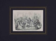 The Party - Lithograph - 19th Century
