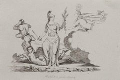 The Roman Republic - Original Etching on Paper - 1840 ca