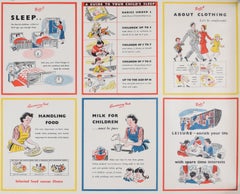 Großbritannien: Propagandaplakat „The Seven Rules of Health“ der britischen Regierung, HMSO, um 1950