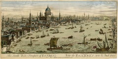 The South West Prospect of London – English School 18th century