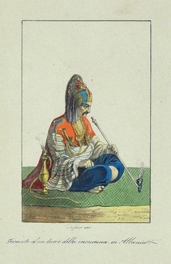 The Turkish - Original Lithograph - 19th Century