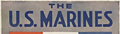 The U. S. Marines Want You original vintage World War One poster