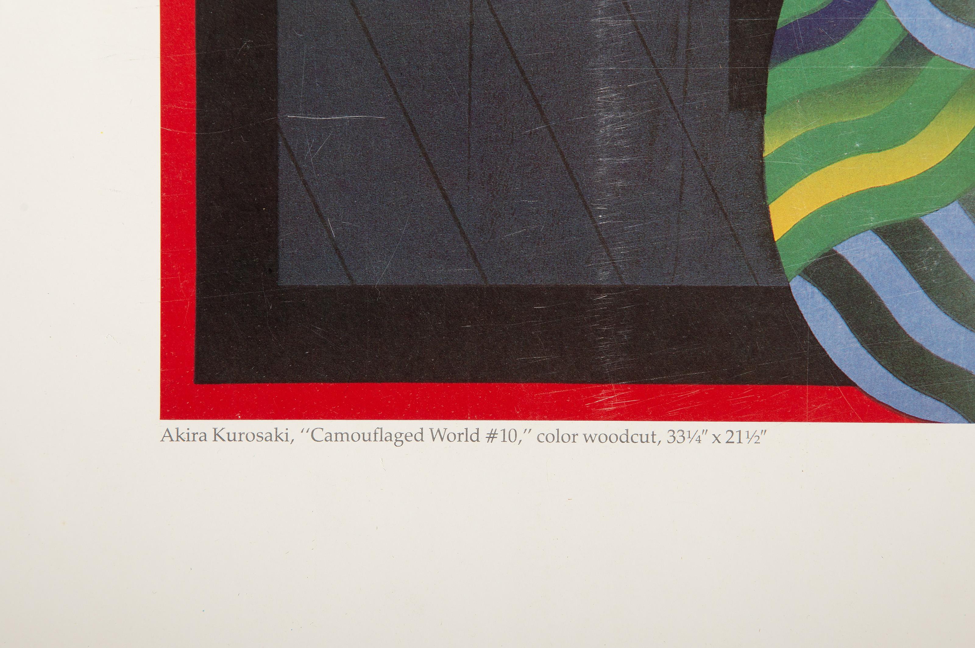 The Verbatim Collection Exhibition Poster, Surrealistisches Poster von Akira Kurosaki im Angebot 1