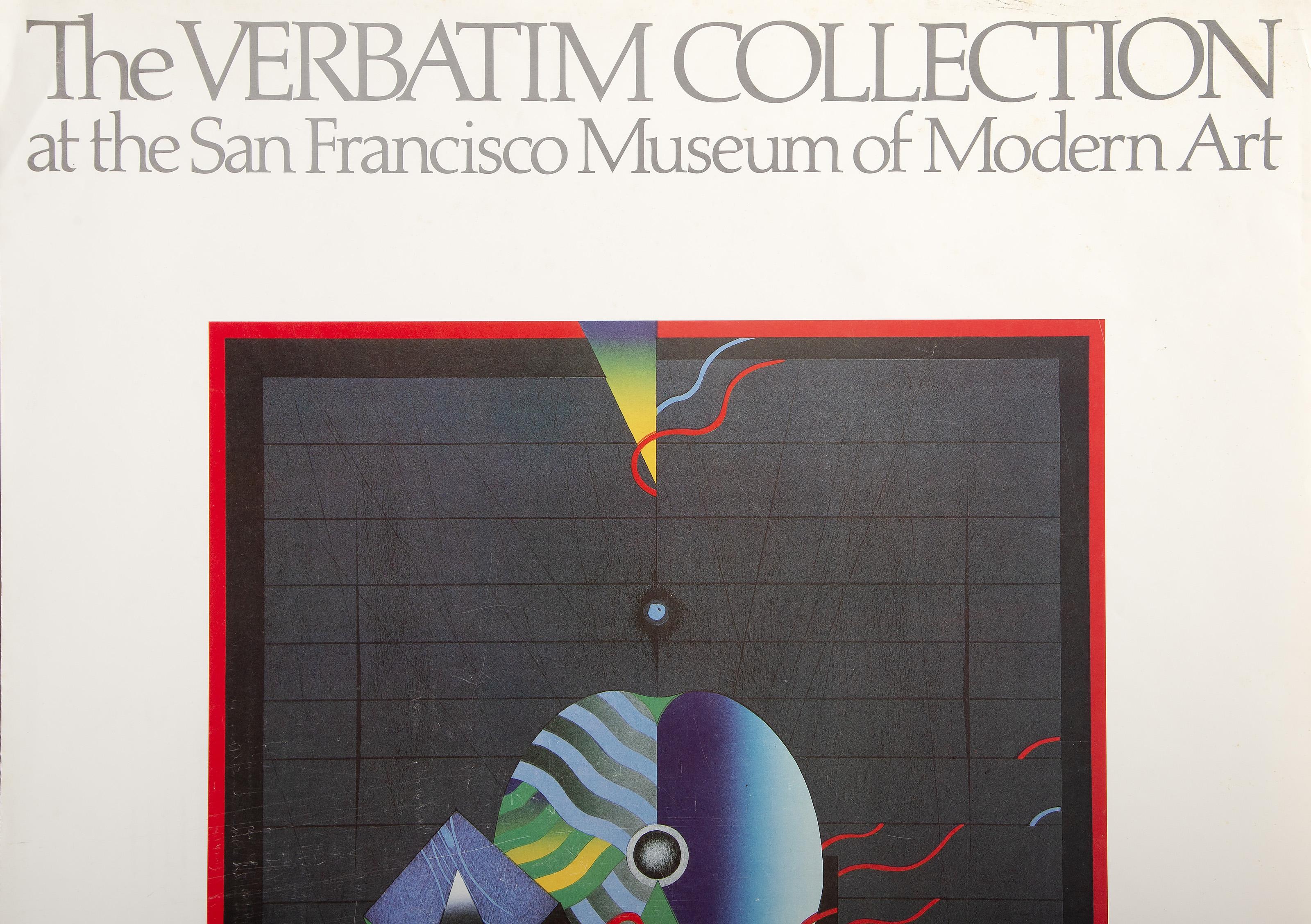 The Verbatim Collection Exhibition Poster, Surrealistisches Poster von Akira Kurosaki im Angebot 2