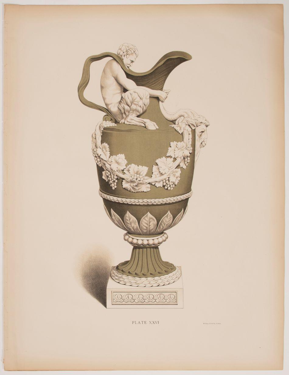 The Wine Vase. Jasper. Pl. XXVI - Print by Unknown