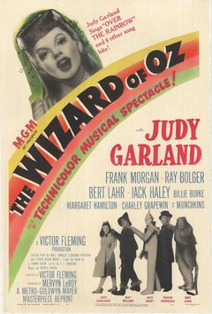 Retro The Wizard of Oz original movie poster, Silver Anniversary