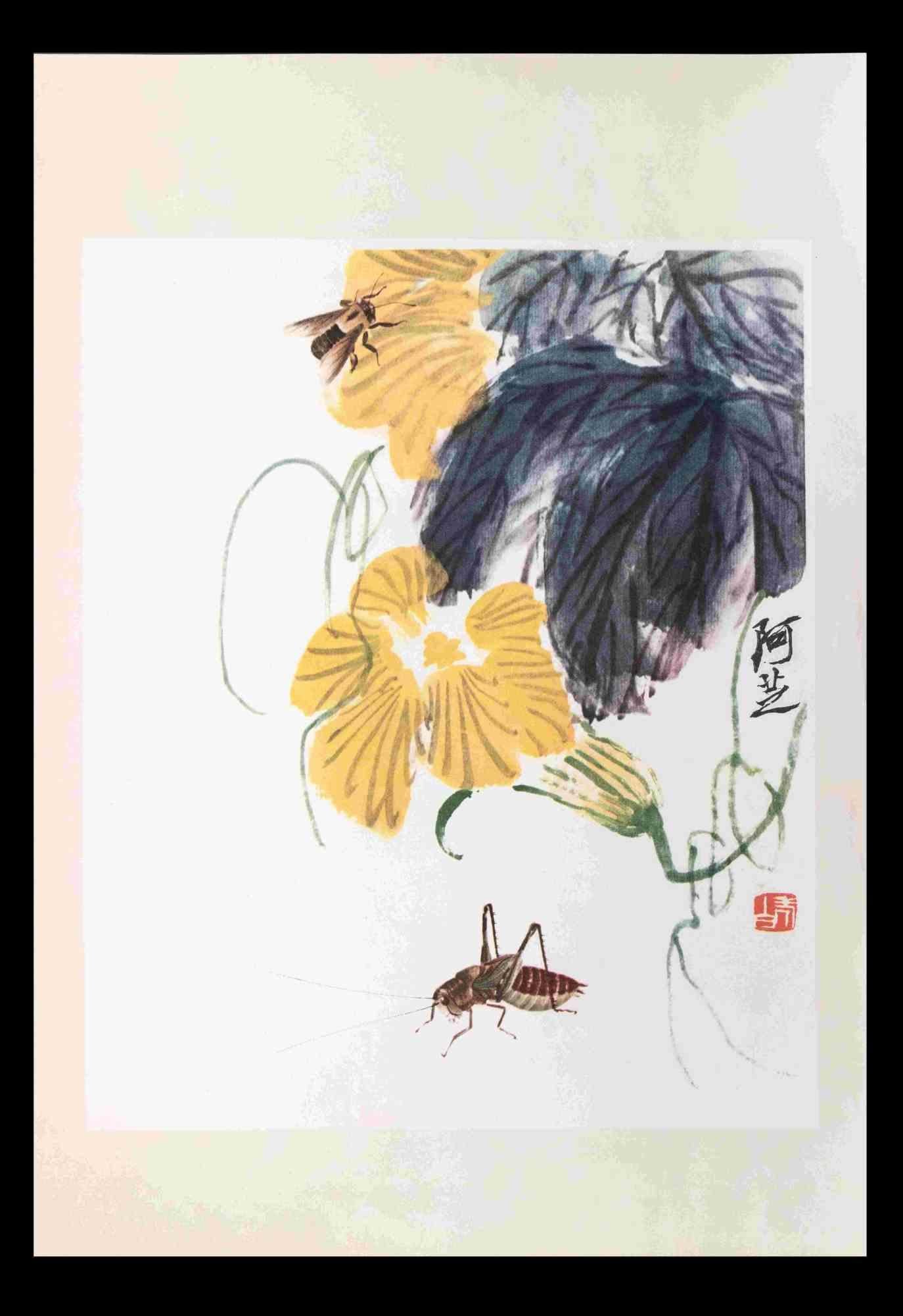 The Yellow Flower - Print - Early 20th Century