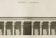 Thebes. Qournah. / Elevation et Coupe Longitudinale du Palais
