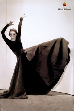 Vintage Think Different Poster Apple Computer Original 1998 - Martha Graham