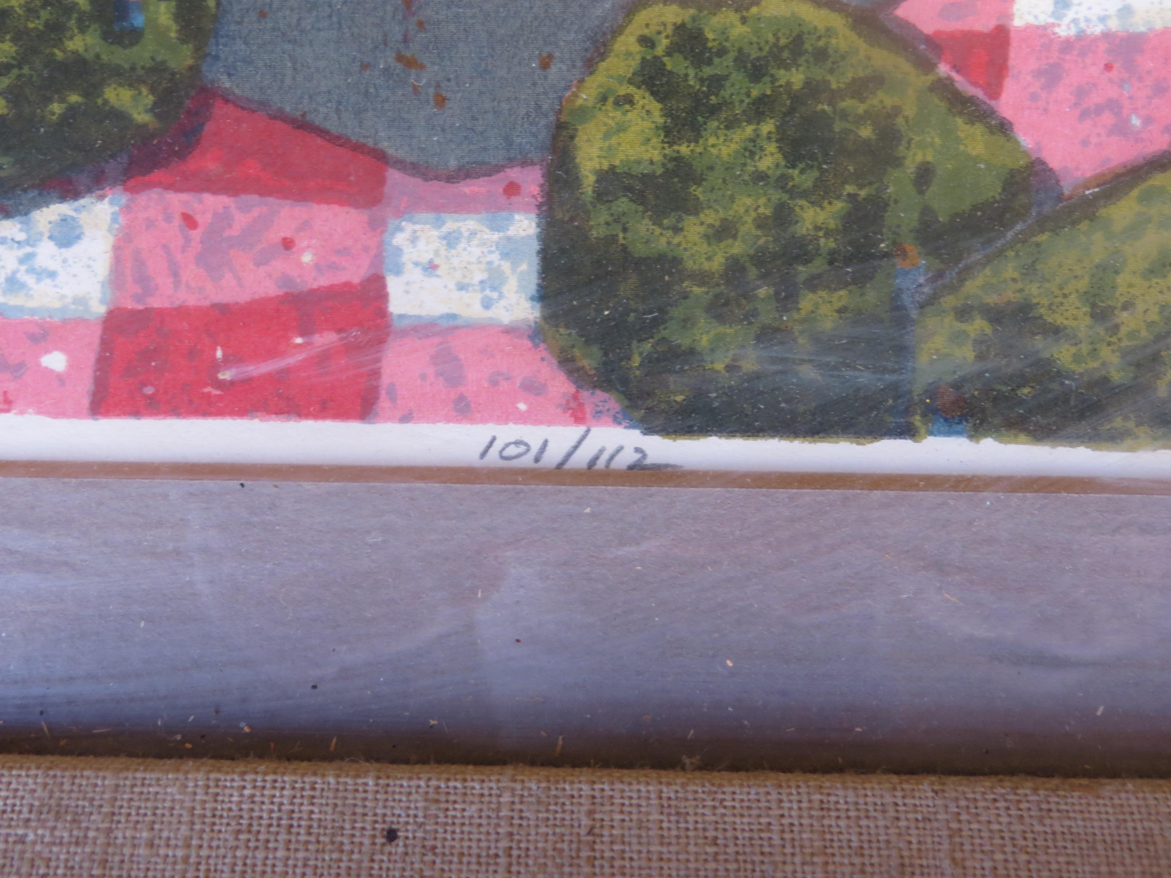 THOMAS BARTEK, WINTER STILL LIFE SERIGRAPH, 1973 For Sale 1