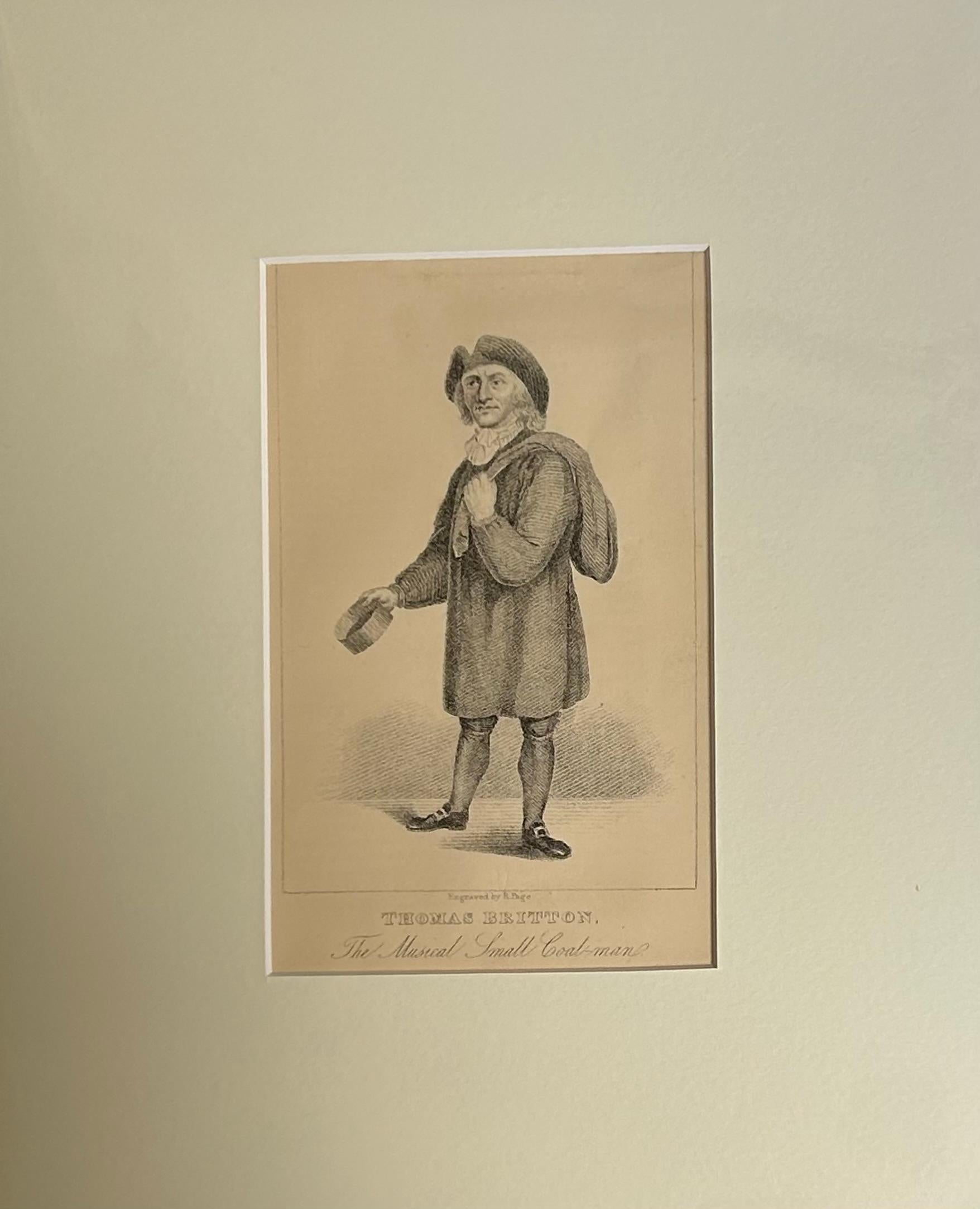 Thomas Britton - The Musical Small Coal-man - Print by Unknown