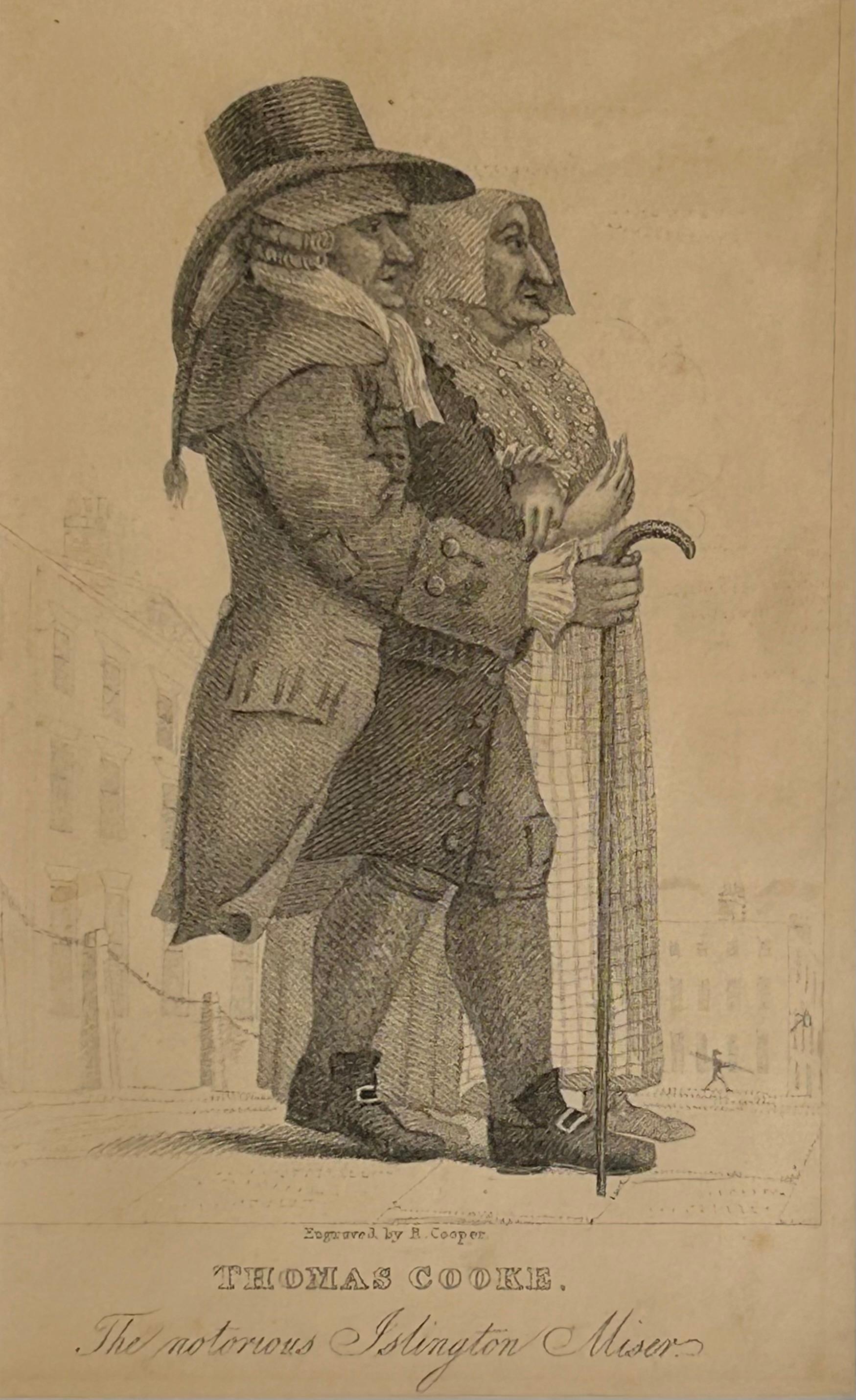 Figurative Print Unknown - Thomas Cook - L'avare notoire d'Islington