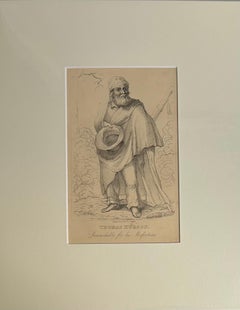 19th Century Engraving: Remarkable for His Misfortunes, Unframed